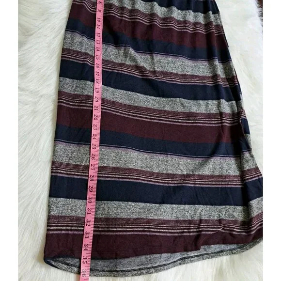 Naif NEW Striped Pull On Long Skirt Size Large - Picture 8 of 8